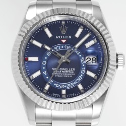 Rolex-SkyDweller 326934 42mm Oys SS/SS Blue Dial ZF A2824