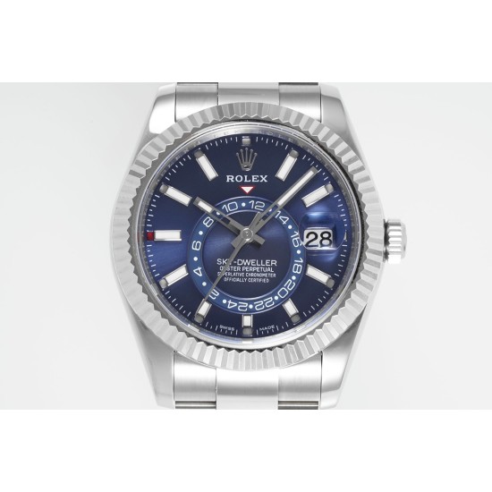 Rolex-SkyDweller 326934 42mm Oys SS/SS Blue Dial ZF A2824