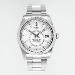 Rolex-SkyDweller 326934 42mm Oys SS/SS White Dial ZF A2824