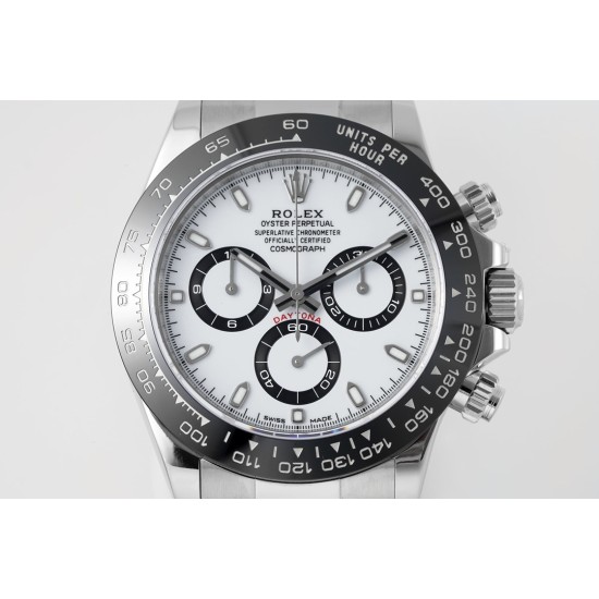 Rolex-Daytona 126500LN 40mm SS/SS White Dial ZF SH4131