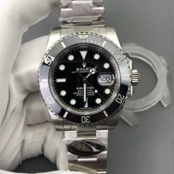 Rolex-Submariner 126610LN 41mm SS/SS Black Bezel Clean VR3235