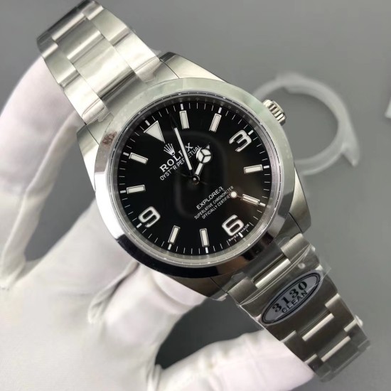 Rolex-Explorer I 214270 39mm SS/SS Black Dial Clean VS3130