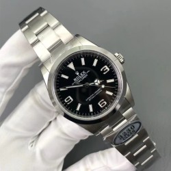Rolex-Explorer I 124270 36mm SS/SS Black Dial Clean VR3230