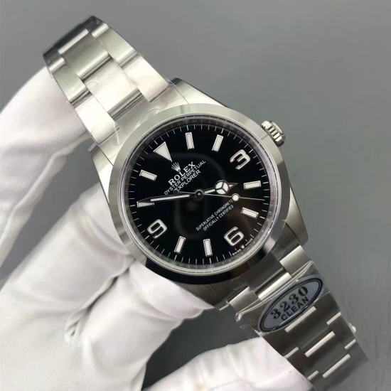 Rolex-Explorer I 124270 36mm SS/SS Black Dial Clean VR3230