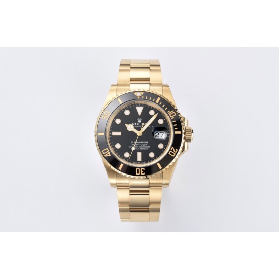 Rolex-Submariner 126618LN 41mm YG/YG Black/Dot Clean VR3235