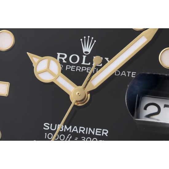 Rolex-Submariner 126618LN 41mm YG/YG Black/Dot Clean VR3235