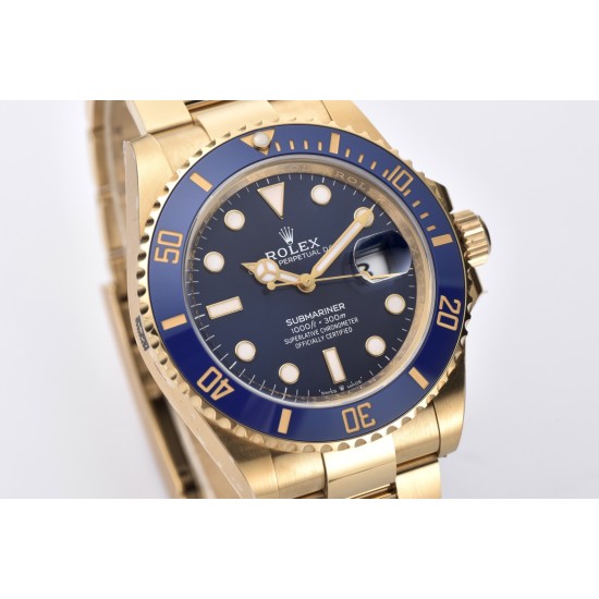 Rolex-Submariner 126618LB 41mm YG/YG Blue/Dot Clean VR3235