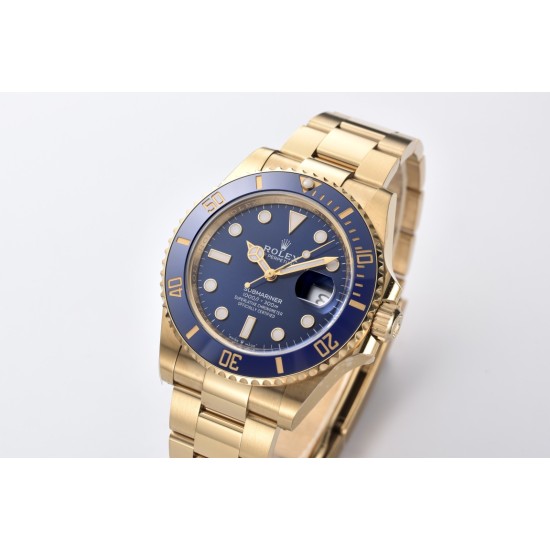 Rolex-Submariner 126618LB 41mm YG/YG Blue/Dot Clean VR3235