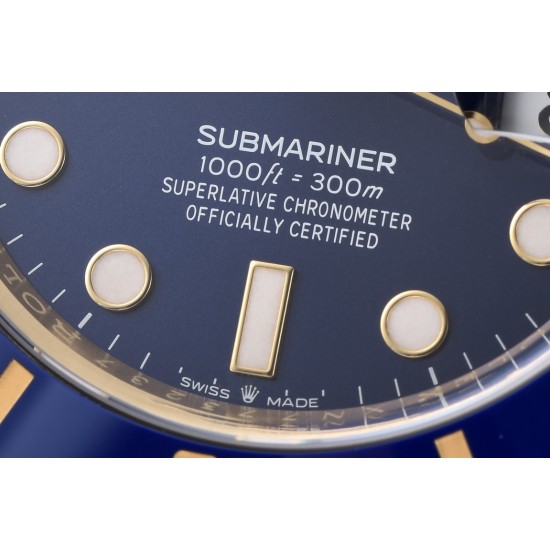Rolex-Submariner 126618LB 41mm YG/YG Blue/Dot Clean VR3235