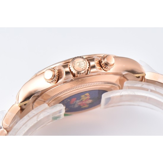 Rolex-Daytona 116505 40mm RG/RG Champagne/Black Clean DD4130