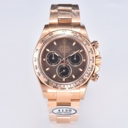 Rolex-Daytona 116505 40mm RG/RG Brown/Stk Clean DD4130
