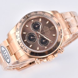 Rolex-Daytona 116505 40mm RG/RG Brown/Stk Clean DD4130