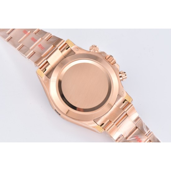 Rolex-Daytona 116505 40mm RG/RG Brown/Stk Clean DD4130