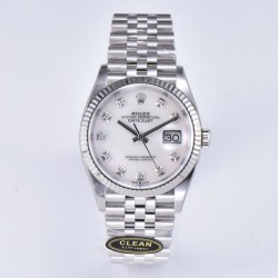 Rolex-Datejust 126234 36mm Jub SS/SS Mop/Mois Clean VR3235