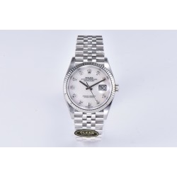 Rolex-Datejust 126234 36mm Jub SS/SS Mop/Mois Clean VR3235