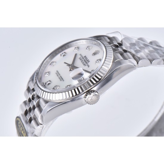 Rolex-Datejust 126234 36mm Jub SS/SS Mop/Mois Clean VR3235