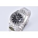 Rolex-Datejust 126234 36mm Jub SS/SS Black/Mois Clean VR3235