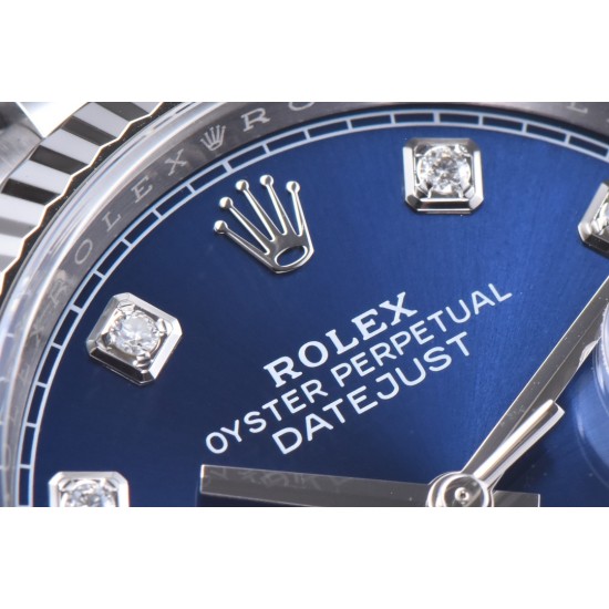 Rolex-Datejust 126234 36mm Jub SS/SS Blue/Mois Clean VR3235
