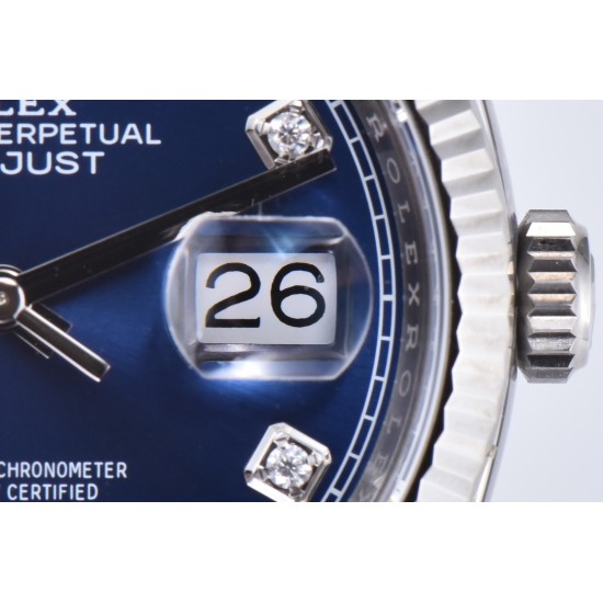 Rolex-Datejust 126234 36mm Jub SS/SS Blue/Mois Clean VR3235