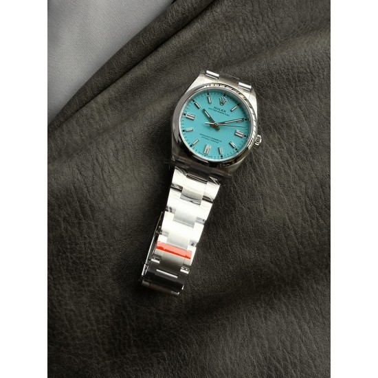 Rolex-Oyster Perpetual 126000 36mm SS/SS Tiffany Blue VSF VS3230 Super Clone