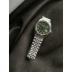 Rolex-Datejust 126234 36mm Jub SS/SS Palm Motif Green/Dia VSF VS3235