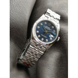 Rolex-Datejust 126234 36mm Jub SS/SS Blue Textured Dial VSF VS3235