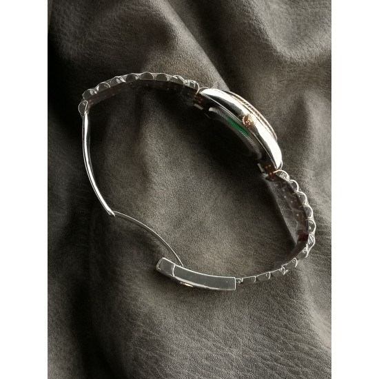 Rolex-Datejust 126231 36mm Jub RG/SS Textured Silver/Dia VSF VS3235