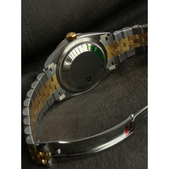Rolex-Datejust 126233 36mm Jub YG/SS Textured Gold/Dia VSF VS3235