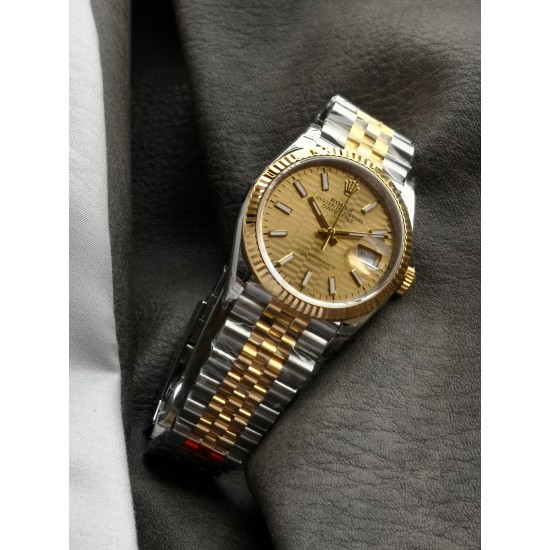 Rolex-Datejust 126233 36mm Jub YG/SS Gold/Stk VSF VS3235