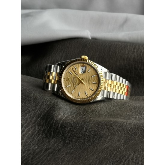 Rolex-Datejust 126233 36mm Jub YG/SS Gold/Stk VSF VS3235