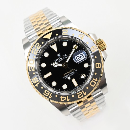Rolex-GMT Master II 126713 Jub 40mm YG/SS Black Dial EWEF V2 SH3285