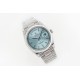 Rolex-DayDate 128236 36mm SS/SS Ice Blue/Dia EWF V2 A2836(Gain Weight)