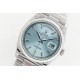 Rolex-DayDate 128236 36mm SS/SS Ice Blue/Dia EWF V2 A2836(Gain Weight)