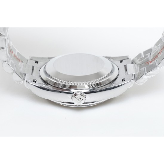 Rolex-DayDate 128236 36mm SS/SS Ice Blue/Dia EWF V2 A2836(Gain Weight)