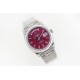Rolex-DayDate 128236 36mm SS/SS Ice Red/Dia EWF A2836(Gain Weight)