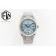 Rolex-DayDate 128236 36mm SS/SS Ice Blue/Rmn EWF  VR3255(Gain Weight)