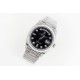 Rolex-DayDate 36mm Flt Pres SS/SS Black Diam EWF A3255 Mod