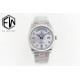 Rolex-DayDate 36mm Flt Pres SS/SS Wht MOP Diam EWF A3255 Mo