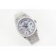 Rolex-DayDate 36mm Flt Pres SS/SS Wht MOP Diam EWF A3255 Mo