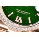 Rolex-DayDate 36mm RG/RG Pres Dia Green Dial CSF A2836