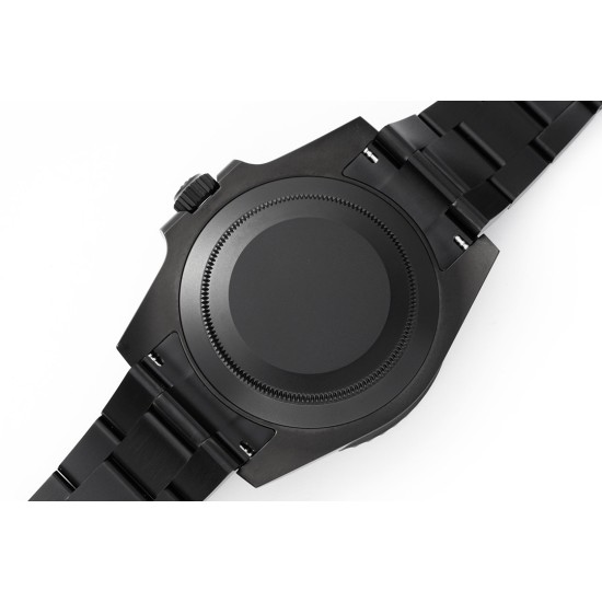 Rolex-Submariner DIW 40mm 904L DLC/DLC Black Dial DIWF VS3135