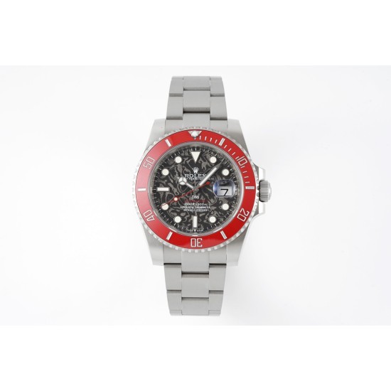 Rolex-Submariner DIW 40mm Red SS/SS Carbon Dial DIWF(VSF) VS3135