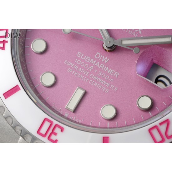 Rolex-Submariner DIW 40mm SS/SS Pink/Dot DIWF(VSF) VS3135