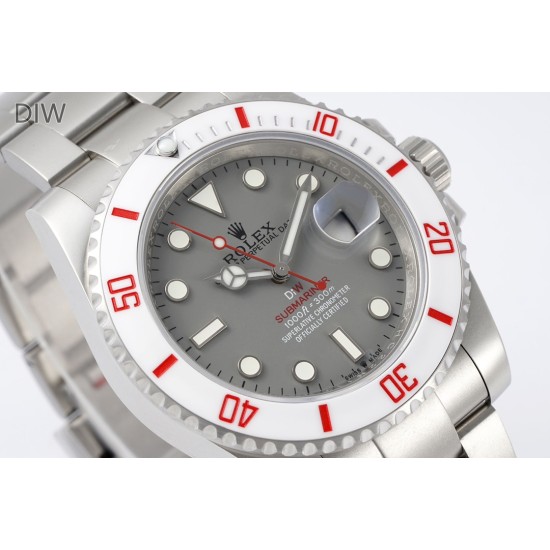 Rolex-Submariner DIW 40mm 904L TI/TI Grey Dial VSF VR3135