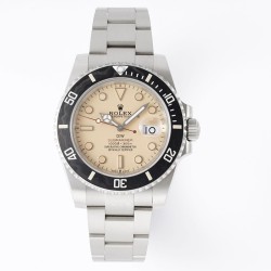 Rolex-Submariner DIW 40mm 904L SS/SS Cream Dial VSF VS3135