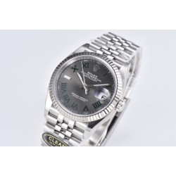 Rolex-Datejust 126234 36mm Jub SS/SS Grey/Rmn Clean VR3235