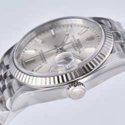 Rolex-Datejust 126234 36mm Jub SS/SS Silver Dial Clean VR3235