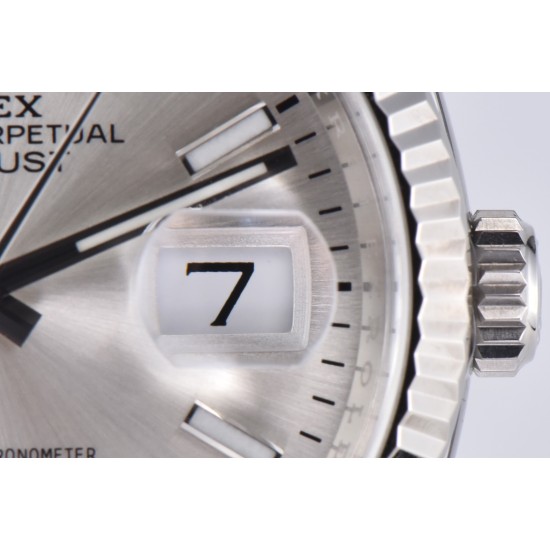 Rolex-Datejust 126234 36mm Jub SS/SS Silver Dial Clean VR3235