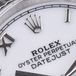 Rolex-Datejust 126234 36mm Jub SS/SS White/Rmn Clean VR3235