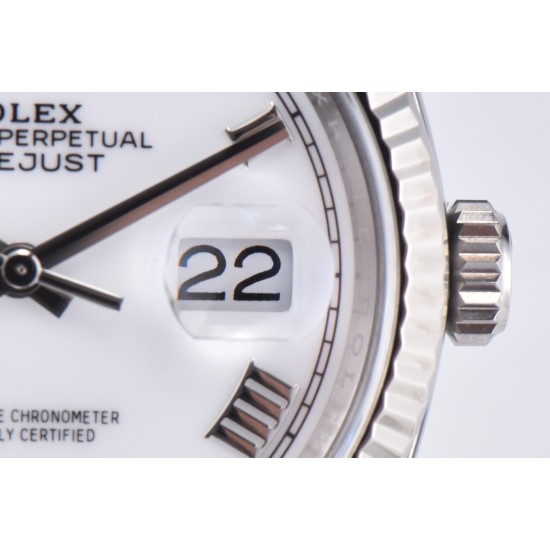 Rolex-Datejust 126234 36mm Jub SS/SS White/Rmn Clean VR3235